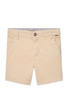 Satin Bermuda Shorts Boboli Beige