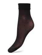 Doris Dots Socks Swedish Stockings Black