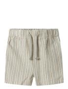 Nmmfrede Stripe Loose Shorts Lil Lil'Atelier Beige