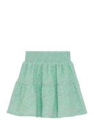 Skirt Small Flower Creamie Green