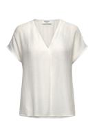 Rwroa Sl Regular Blouse Rosemunde White