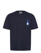 Florian T-Shirt Fat Moose Navy