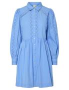 Yaskenira Ls Shirt Dress S. YAS Blue
