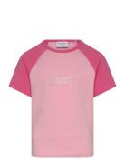 Contrast Raglan Baby Tee Juicy Couture Pink