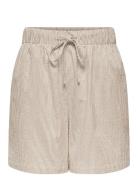 Onlaugusta Shorts Wvn Noos ONLY Beige