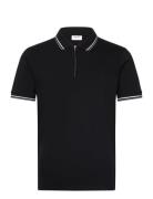 Polo Pique W. Zip Lindbergh Black