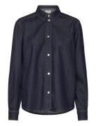 Cosy Denim Crane Shirt Mads Nørgaard Black