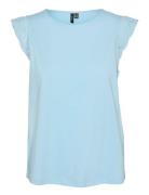 Vmemily Sl Gathering Top Jrs Noos Vero Moda Blue