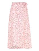 Peony Wrap Skirt A-View Pink
