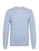Cotton Pique C-Neck GANT Blue