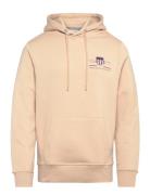 Reg Medium Archive Shield Hoodie GANT Beige