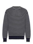 Breton Structure Crew Neck Tommy Hilfiger Navy