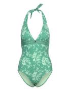 Halter Piece Rp Print Tommy Hilfiger Green
