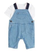 Denim Dungaree Tommy Hilfiger White