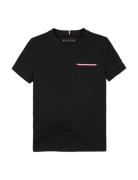 Pocket Tee S/S Tommy Hilfiger Black
