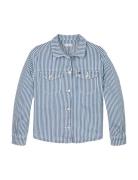 Denim Overshirt Stripe Tommy Hilfiger Blue