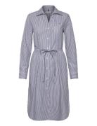 Ess Poplin Regular Shirt Dress Tommy Hilfiger Navy