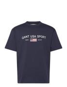 Graphic T-Shirt GANT Navy