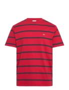 Striped Ss T-Shirt GANT Red
