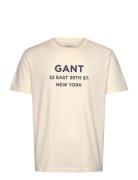 Small Graphic Printed T-Shirt GANT Cream