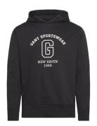 Graphic Sweat Hoodie GANT Black
