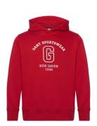 Graphic Sweat Hoodie GANT Red