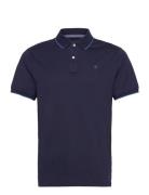 Tipped Jersey Polo Hackett London Navy