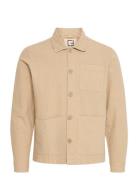 Cfedgar 0206 Garment Dyed Linen Jac Casual Friday Beige
