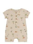 Suit Ss Aop Minymo Beige