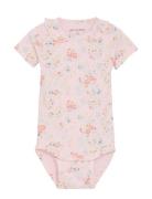 Body Ss Aop Rib Minymo Pink