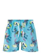 Nmmmic Stitch Long Swimshorts Wdi Name It Blue