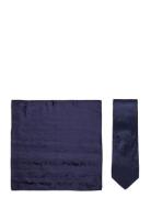 Tie & Pocket Square Amanda Christensen Navy