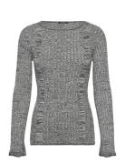 Ribbed Knitted Pullover Scotch & Soda Grey