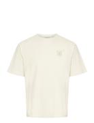 Cfarcher Tee With Back Print Casual Friday Cream