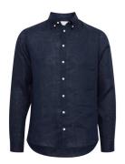 Cfanton Bd Ls Linen Shirt Casual Friday Navy