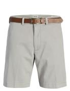 Jpstmarco Franco Chino Shorts W Belt Srt Jack & J S Grey