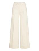High-Waisted Wide-Leg Jeans Mango Cream