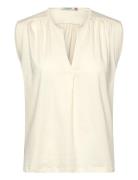 Drapey V-Neck T-Shirt Scotch & Soda White