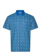 Pete's Cocktail Windowpane Polo Original Penguin Golf Blue