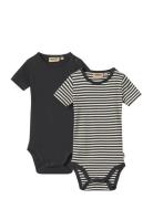 2 Rib Body S/S Timo Wheat Black