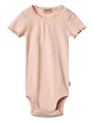 Rib Body S/S Edna Wheat Pink