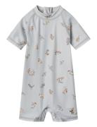 Swimsuit S/S Cas Wheat Grey