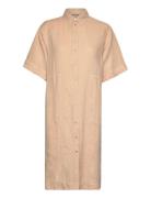 Mal Linen Shirt Dress MOS MOSH Beige
