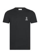 Printed Tee S/S Lindbergh Black