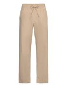 Casual Linen Blend Pants Lexington Clothing Beige