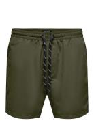 Onsted Life Short Swim Noos ONLY & SONS Green
