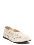 Rosemary Crochet Ballet Flats ALOHAS Cream