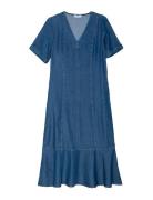 Woven Dress, Dencel Ivo Nikkolo Blue