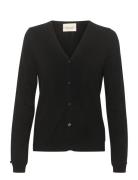 Crdela Knit Cardigan Cream Black