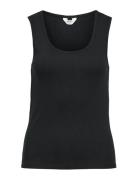 Objjamie S/L Sli Tank Top Noos Object Black
